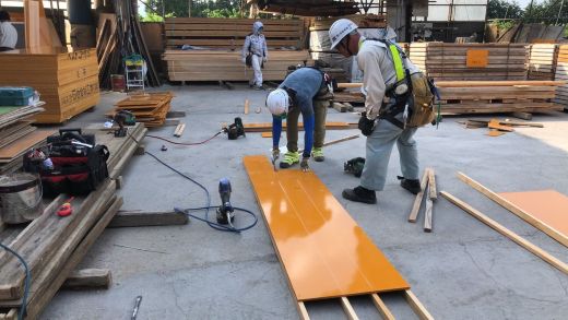 職人の作業現場